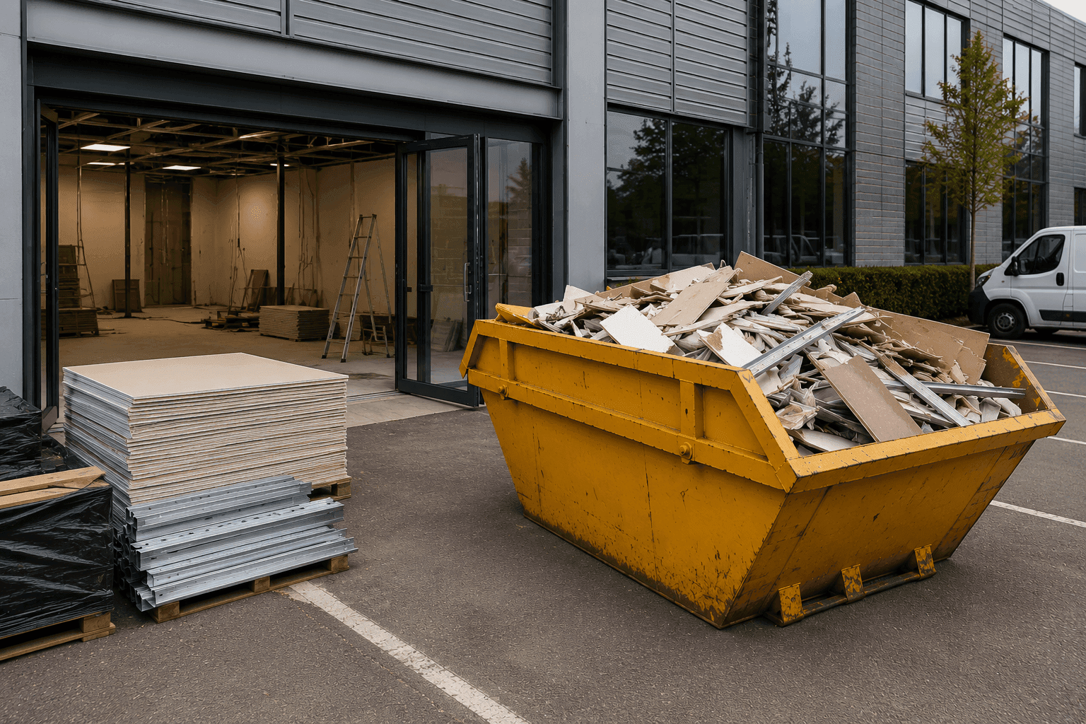 What Size Skip for a Commercial Fit-Out or Shop Refit?